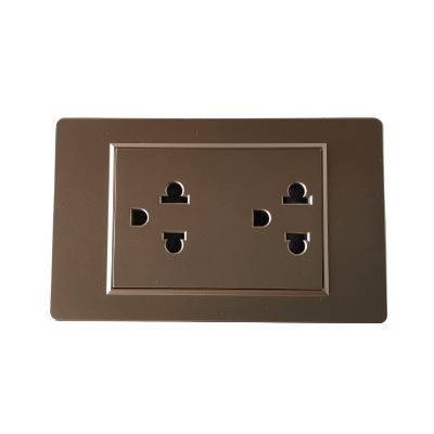 15A 118 Typ American Standard Socket Gold Sechs-Loch-Steckdose 110-250V